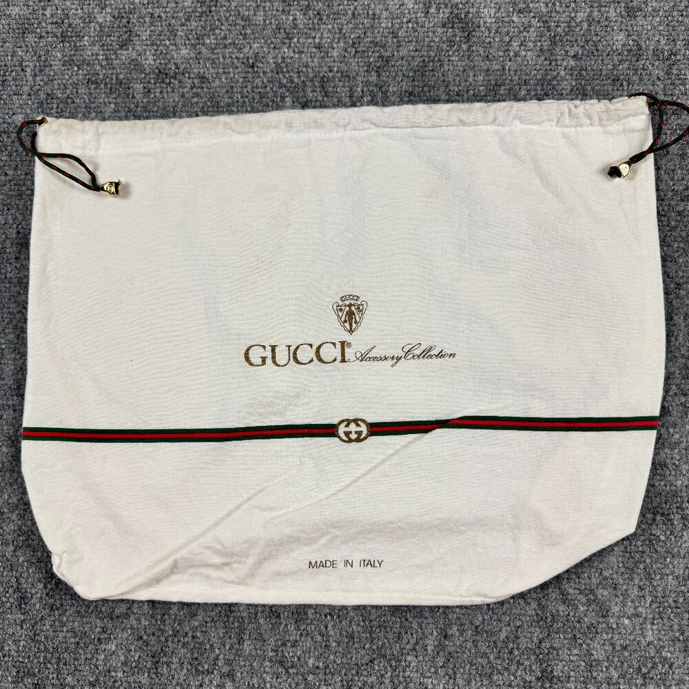 Vintage Gucci Accessory Collection Dust Bag Made in Italy